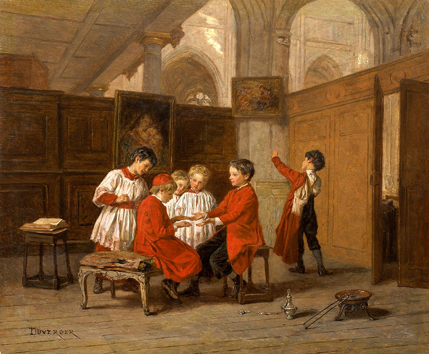 Altar Boys in the Sacristy (Прислужники в ризнице)