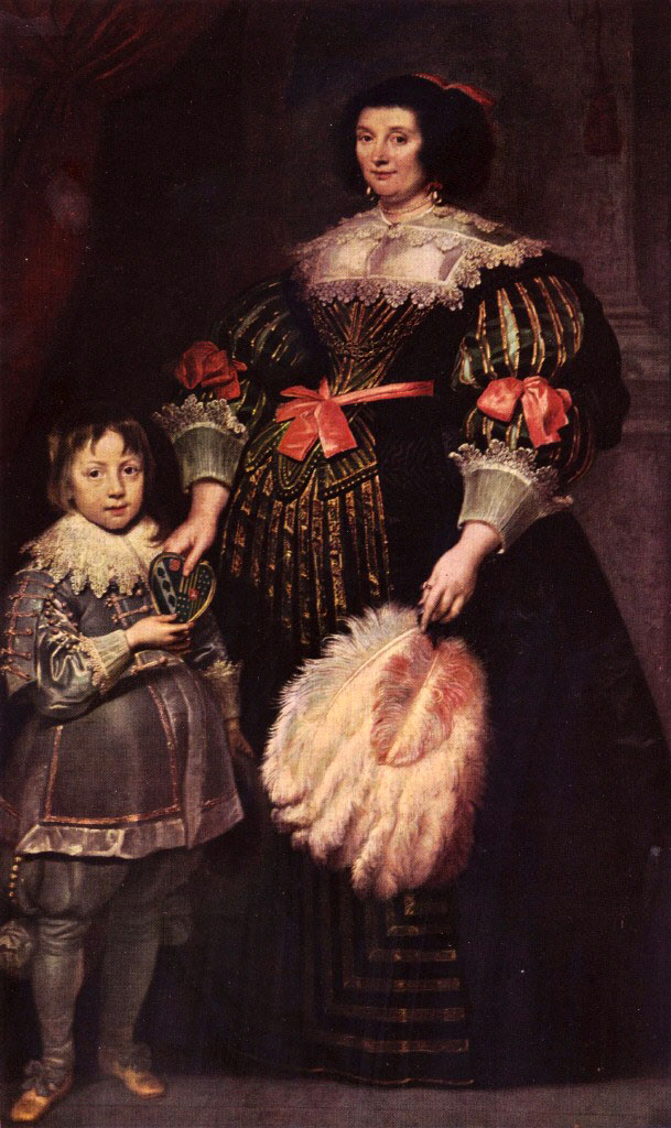 Portrait of the Charlotte Butkens, Lady of Anoy, with their son (Портрет Шарлотты Баткенс, леди Эной, с сыном)