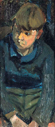 Boy in a blue jersey (Мальчик в синем свитере)