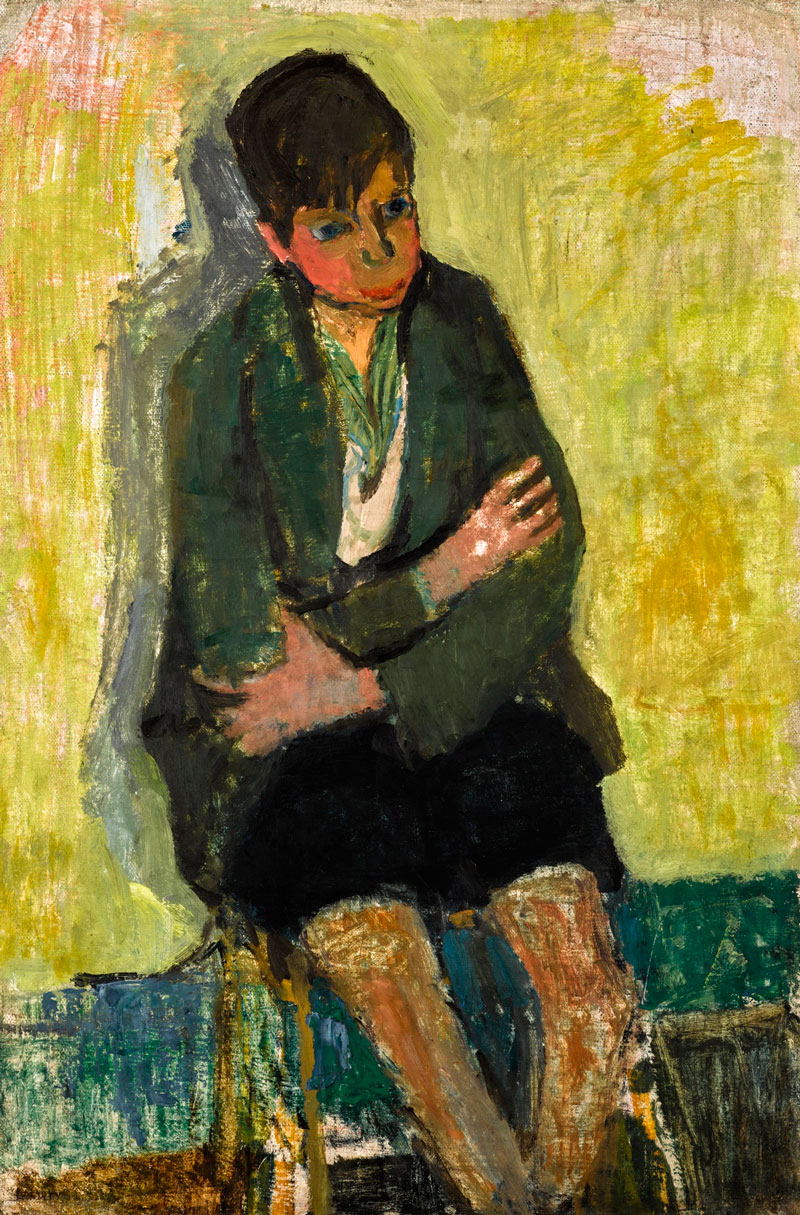 Boy with crossed arms (Мальчик с перекрещенными руками), c.1955