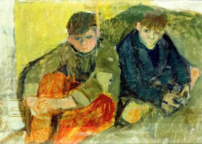 Two boys seated (Два сидящих мальчика)