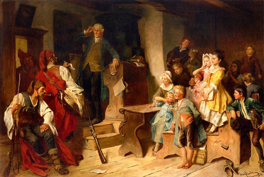 The Interrupted Lesson (Прерванный урок), 1870