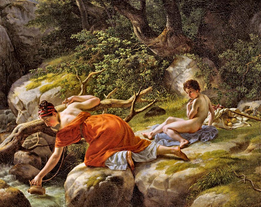 Hagar and Ishmael in the Wilderness (Агарь и Исмаил в пустыне), 1813