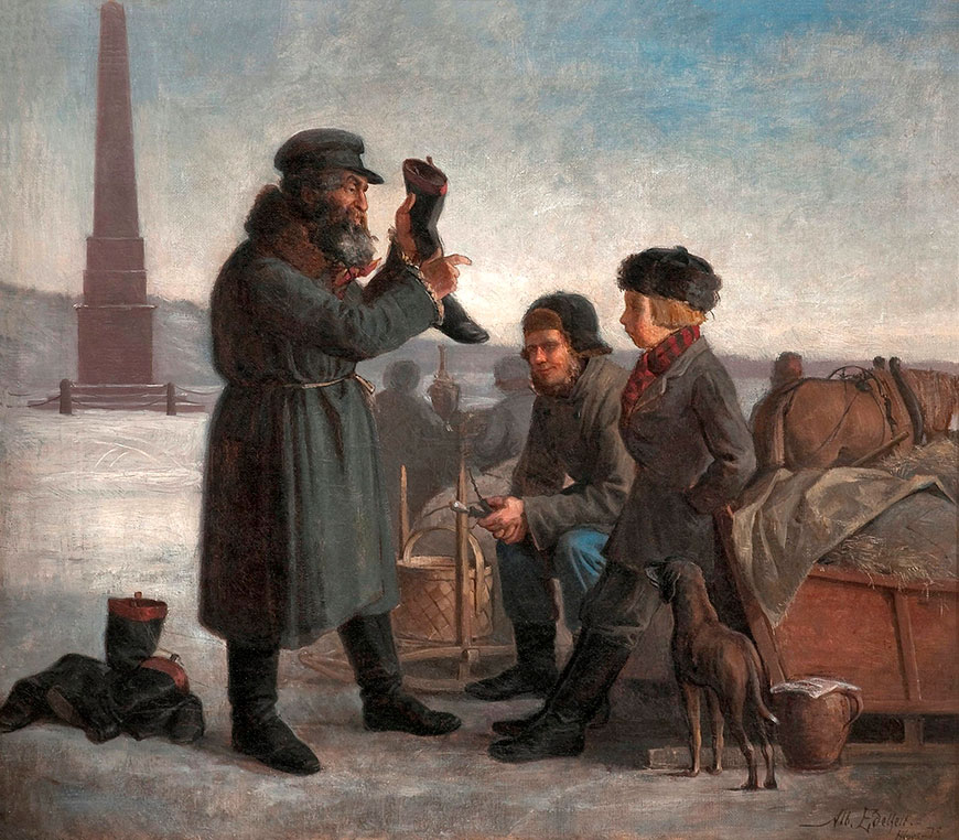 A Jew Selling Boots (Еврей, продающий сапоги)