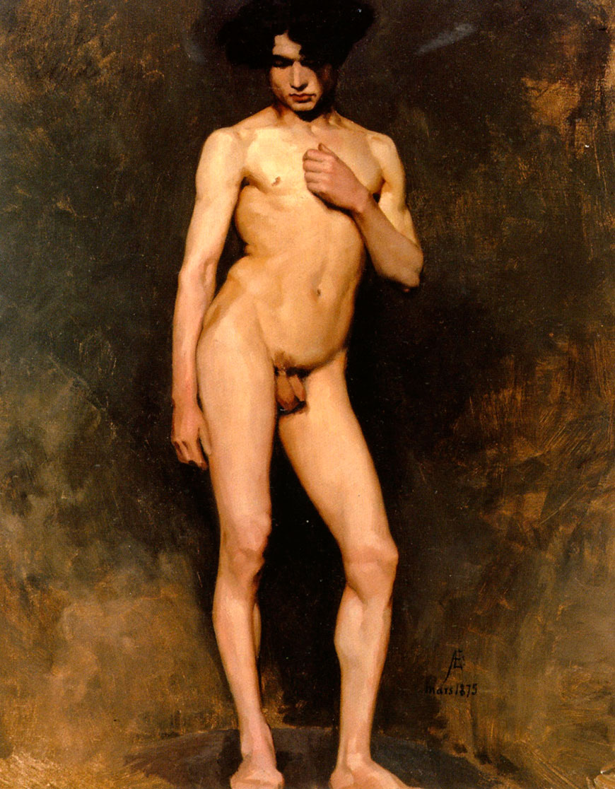 Nude Study (Эскиз обнажённого), 1875