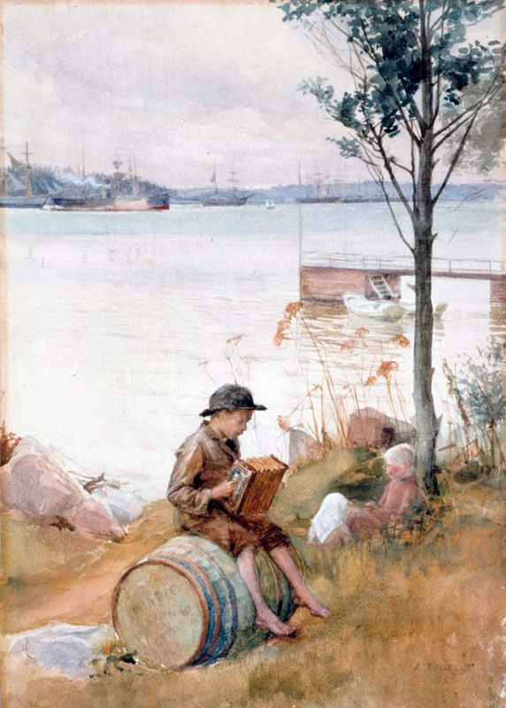 Serenad vid strandsbredden (Серенада на берегу), 1887