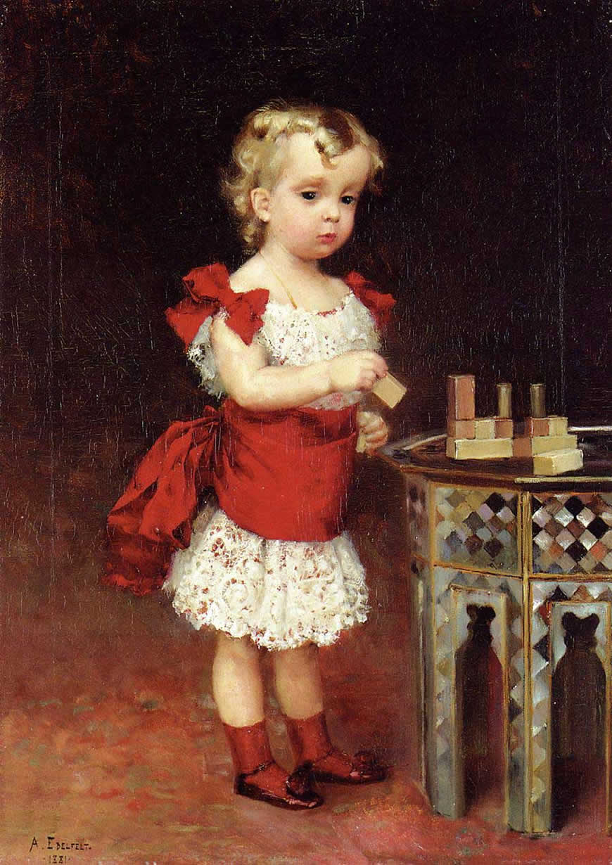 Portrait of Grand Duke Andrei Vladimirovich as a Child (Портрет Великого князя Андрея Владимировича в детстве), 1881