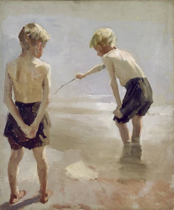 Boys in the bank (Мальчики на отмели), 1884