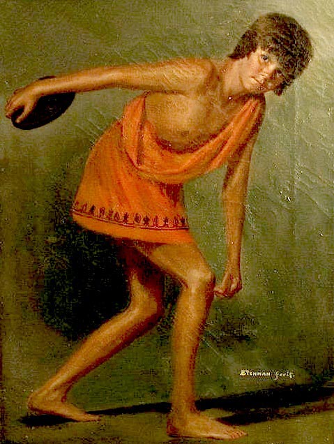 Boy with disc (Мальчик с диском)