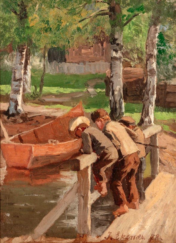 «Ser dere noen fisk?» («Видно какую-нибудь рыбу?»)