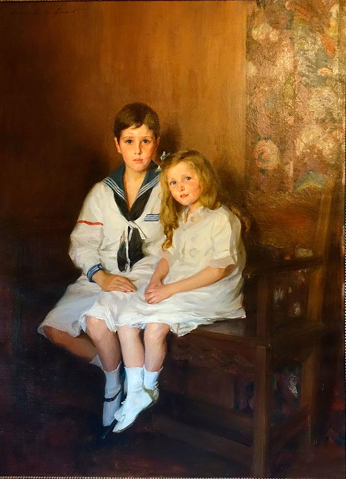 Brother and Sister / Cornelius and Florence Crane (Брат и сестра / Корнелий и Флоренс Крэйн), 1914