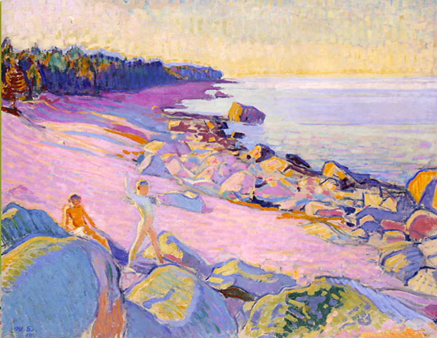 Boys on the shore (Мальчики на побережье), 1910