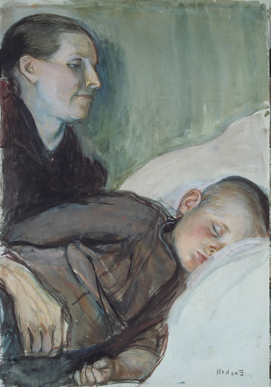 Mother with her Sleeping Child (Мать и её спящий сын), early 1890s