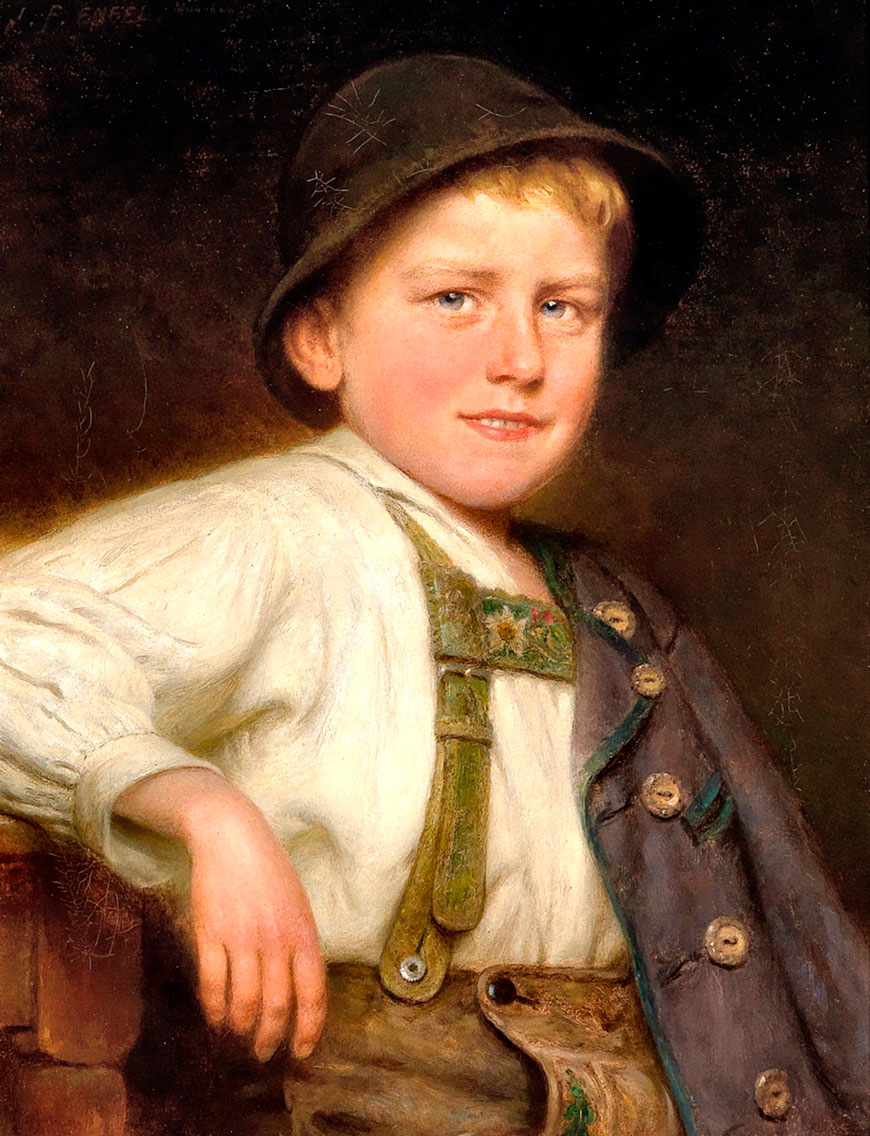 Boy in Traditional Bavarian Clothes (Мальчик в традиционной баварской одежде)