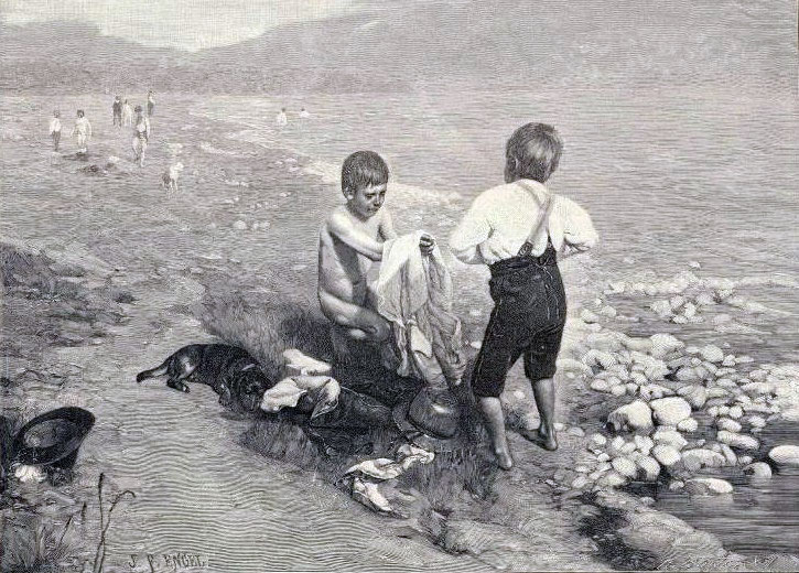 Les plaisirs des vacances (Удовольствия в каникулы), c.1880