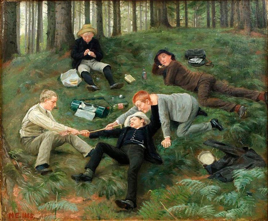 Afternoon frolics (Полуденные шалости), 1885