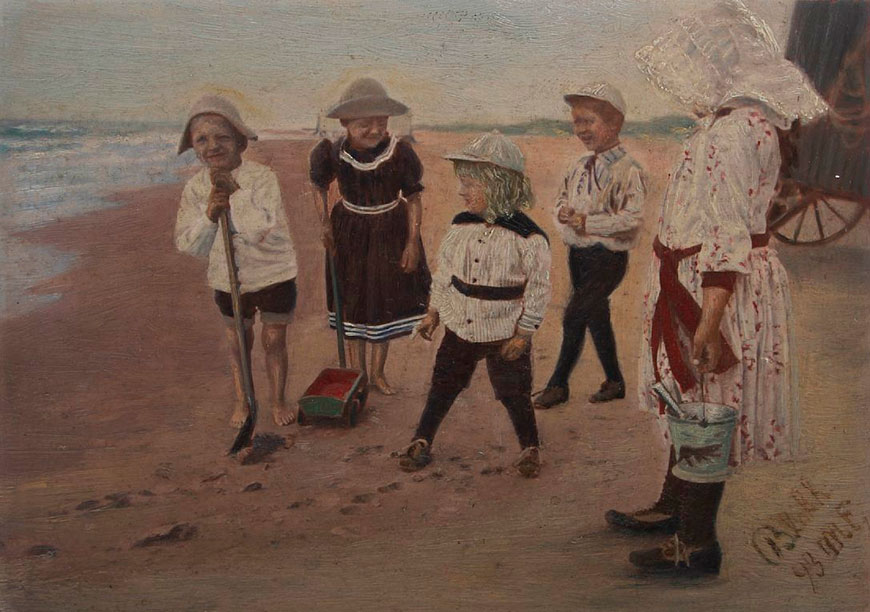 Legende børn på stranden (Дети, играющие на пляже), 1893