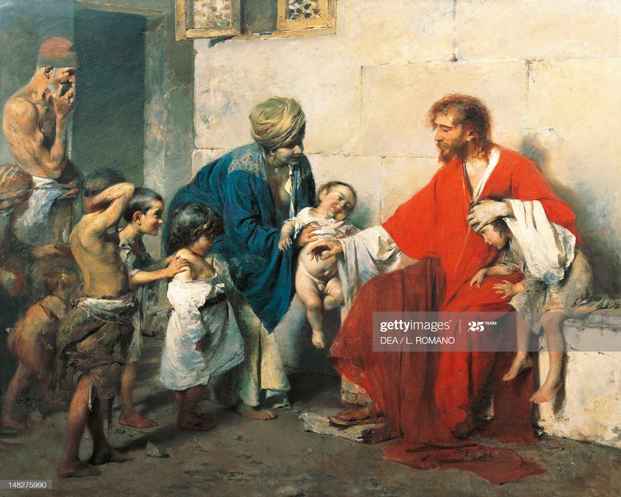 Christ blessing the children (Иисус, благославляющий детей)