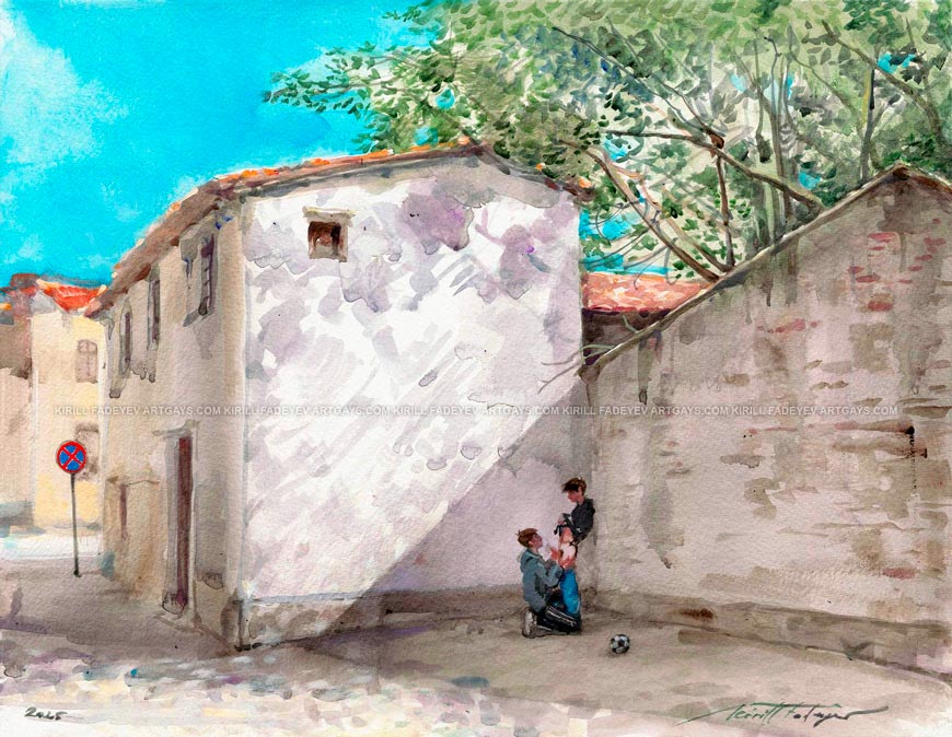 In the Shade of a Sky Humming with Cicadas (В тени неба, гудящего от цикад), 2025