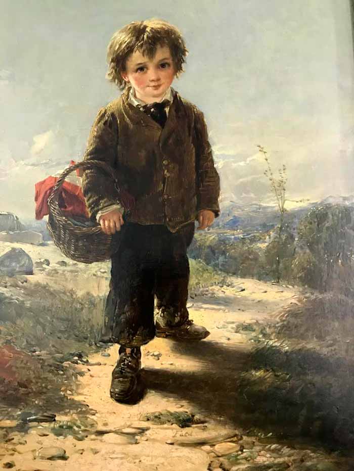 Boy with basket (Мальчик с корзиной)