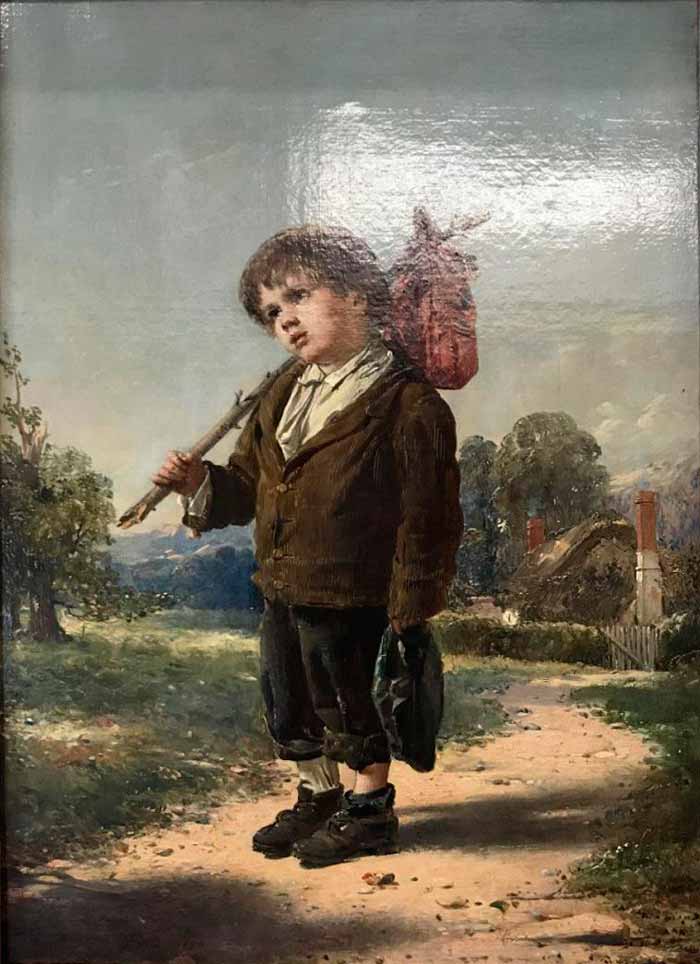 Peasant boy with haversack (Крестьянский мальчик с торбой)