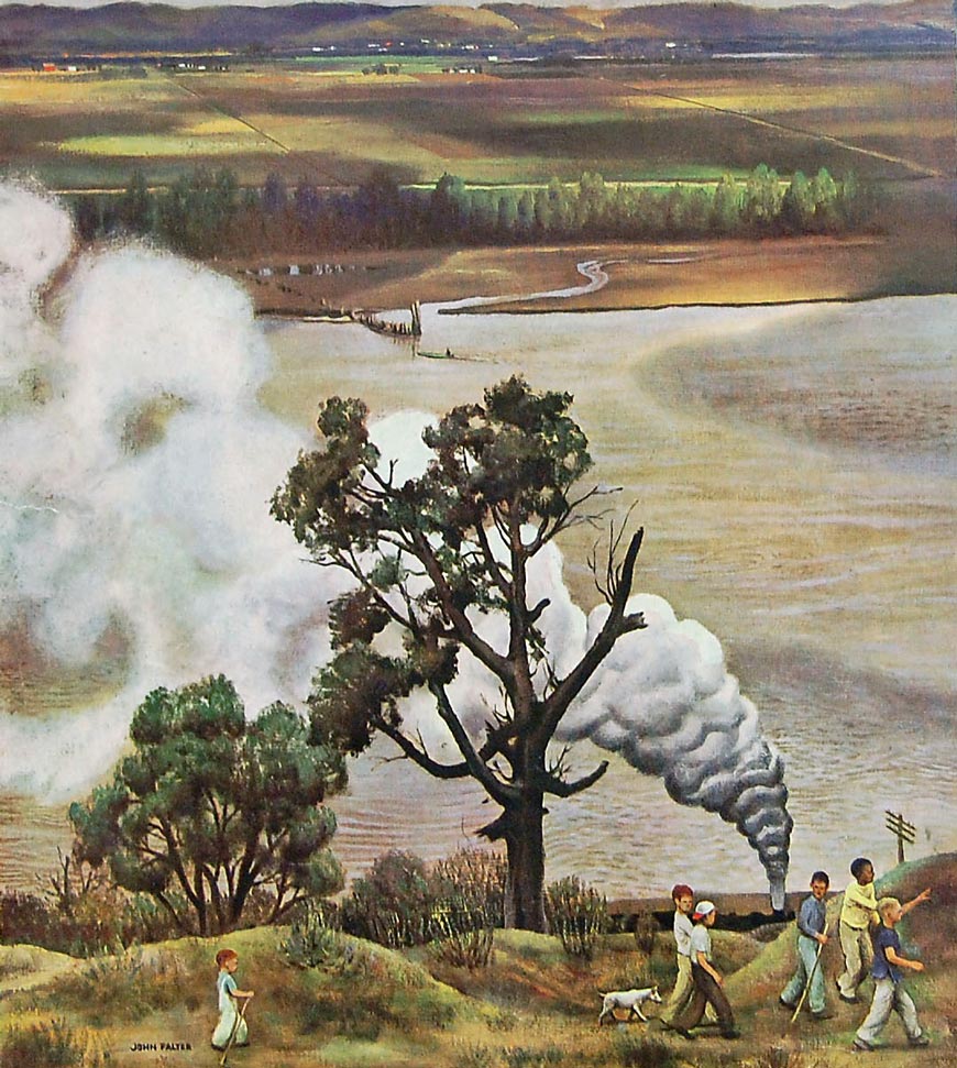 Missouri river Valley (Долина реки Миссури), 1946