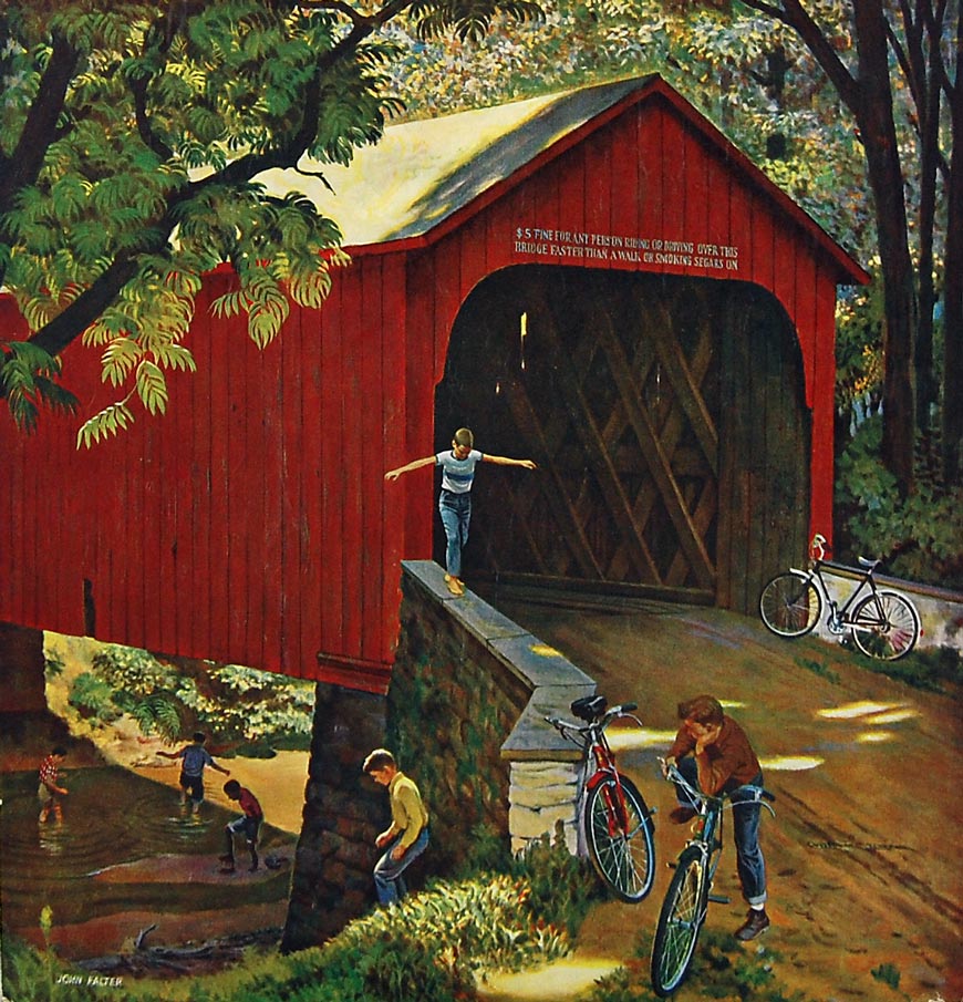 Covered Bridge (Крытый мост), 1954