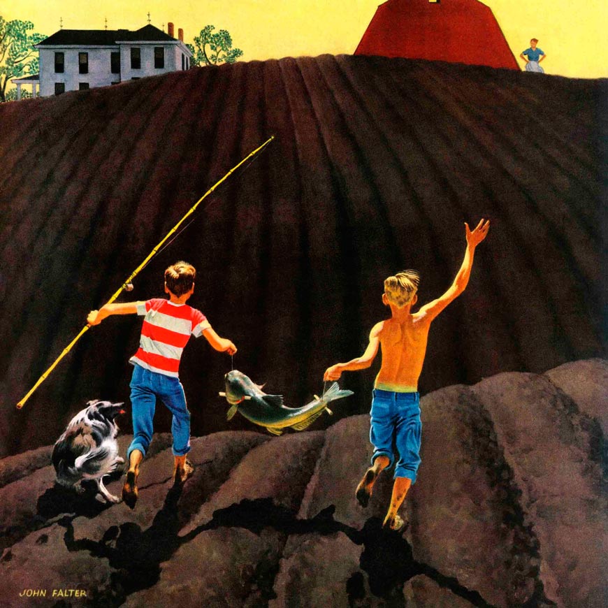 Catfish for supper (Сом на ужин), 1955