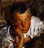 Portrait of a Chuvash boy