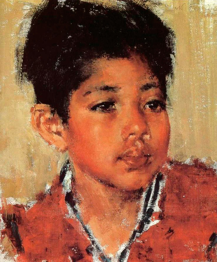 Мальчик-индеец в красном (Indian Boy in red)