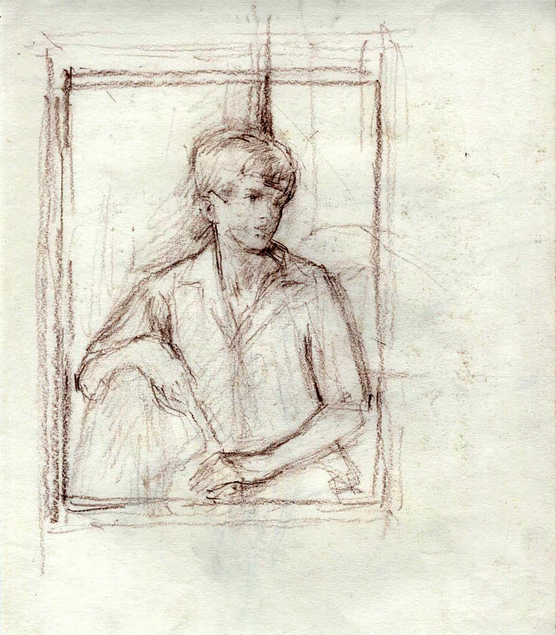 Study of a young boy (Эскиз мальчика)