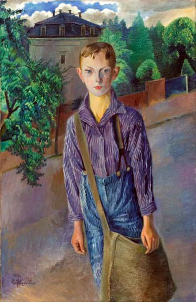 Newspaper Boy (Мальчик-продавец газет), 1928