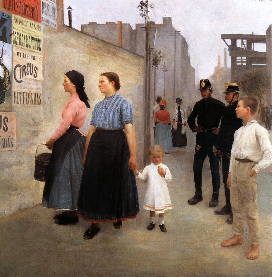 Before the Posters (Перед плакатом), 1891