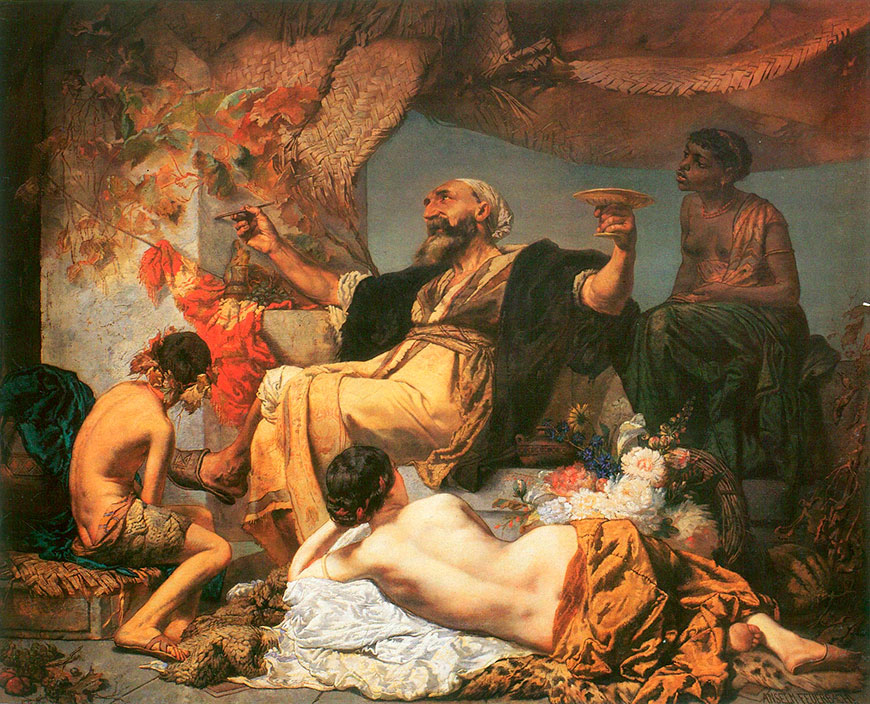 Hafis vor der Schenke (Хафиз в таверне), 1852