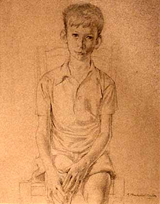 Seated Boy (Сидящий мальчик), 1940s