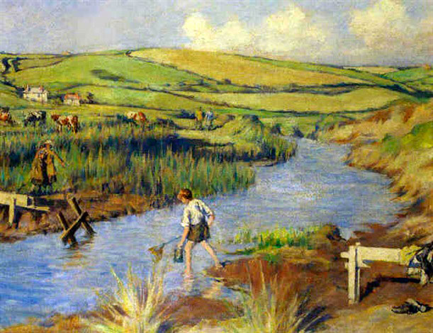 The Red River. St. Ives Bay (Красная речка в заливе Сент-Айвз), 1933