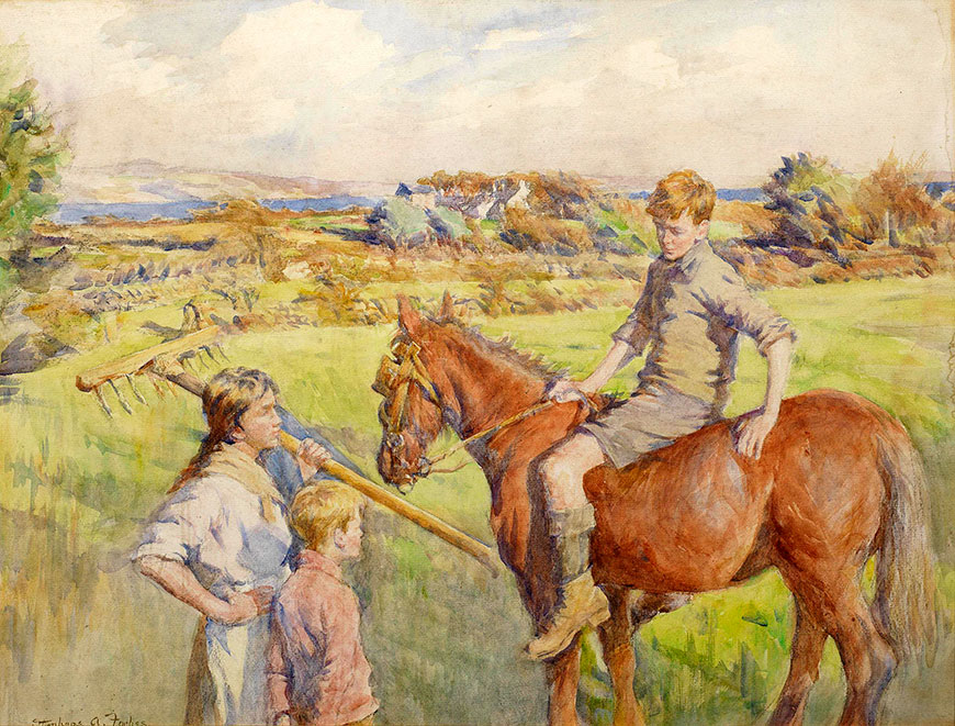 The new mount (Новая лошадь), 1919