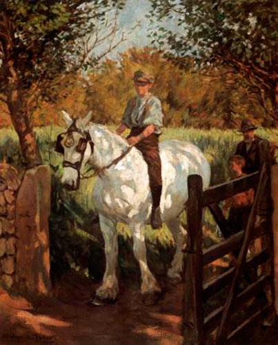 The white horse (Белый конь), 1917