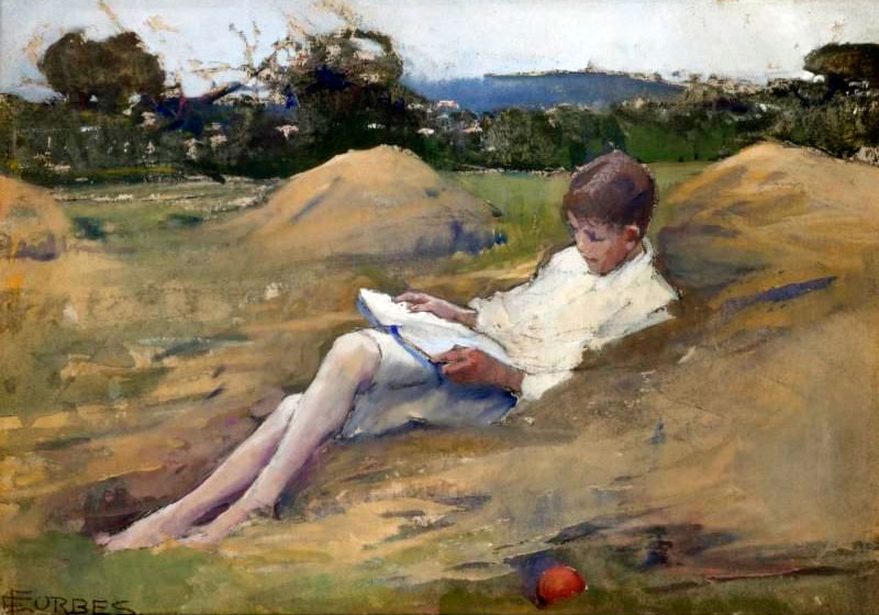 Alec reading (Читающий Алек)