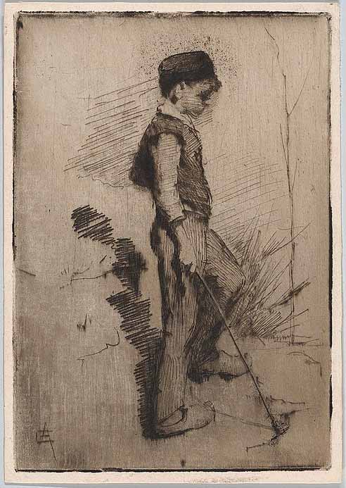 Boy with a Stick (Мальчик с палкой), 1881-1883