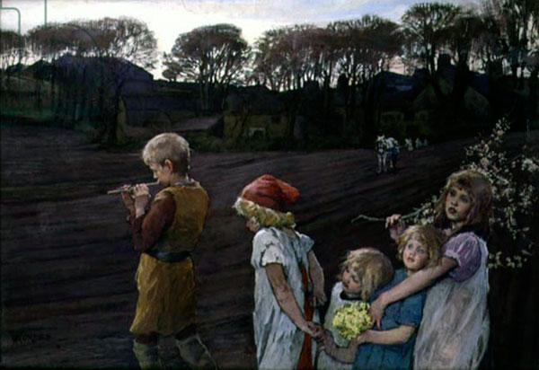 The Pied Piper, an Allegory of Spring (Крысолов, аллегория весны)