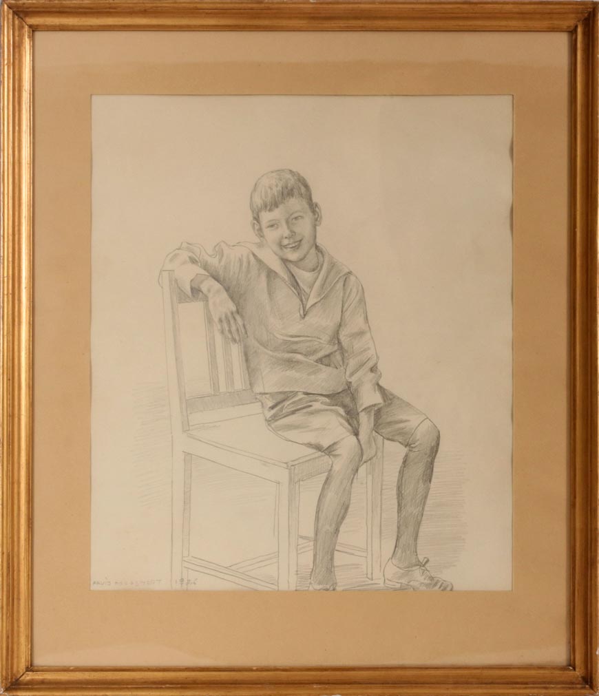 [pojke på stol / мальчик на стуле], 1926