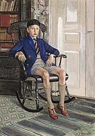 Erik i gungstolen (Эрик в кресле-качалке), 1928