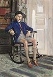 Эрик в кресле-качалке