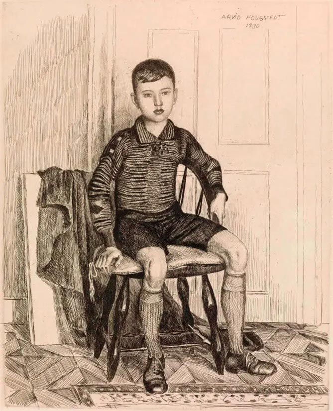 Gossporträt / Konstnärens son (Портрет мальчика / Сын художника Эрик), 1930