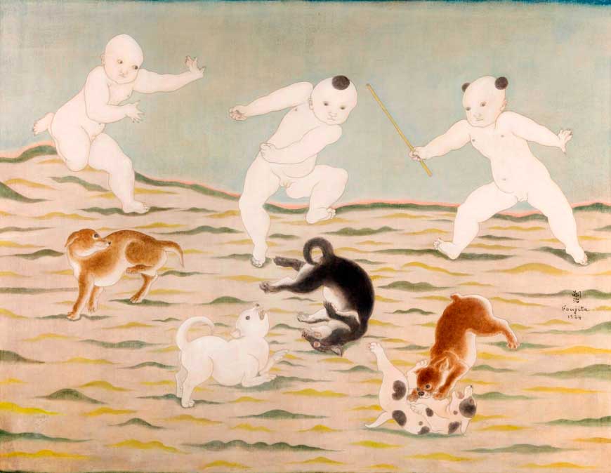 Enfants et Chiens (Дети и щенки), 1924