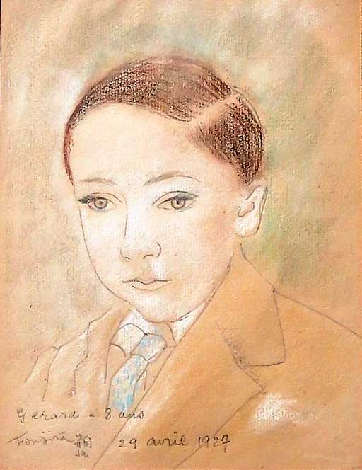 Portrait de Gérard Oury à 8 ans (Портрет Жерара Ури в 8 лет), 1927