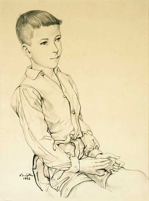 Portrait d'un petit garçon (Портрет мальчика), 1956