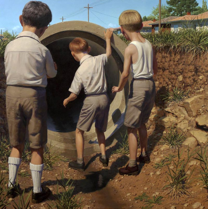 Exploring a stormwater drain (Исследование ливневой канализации), 2017