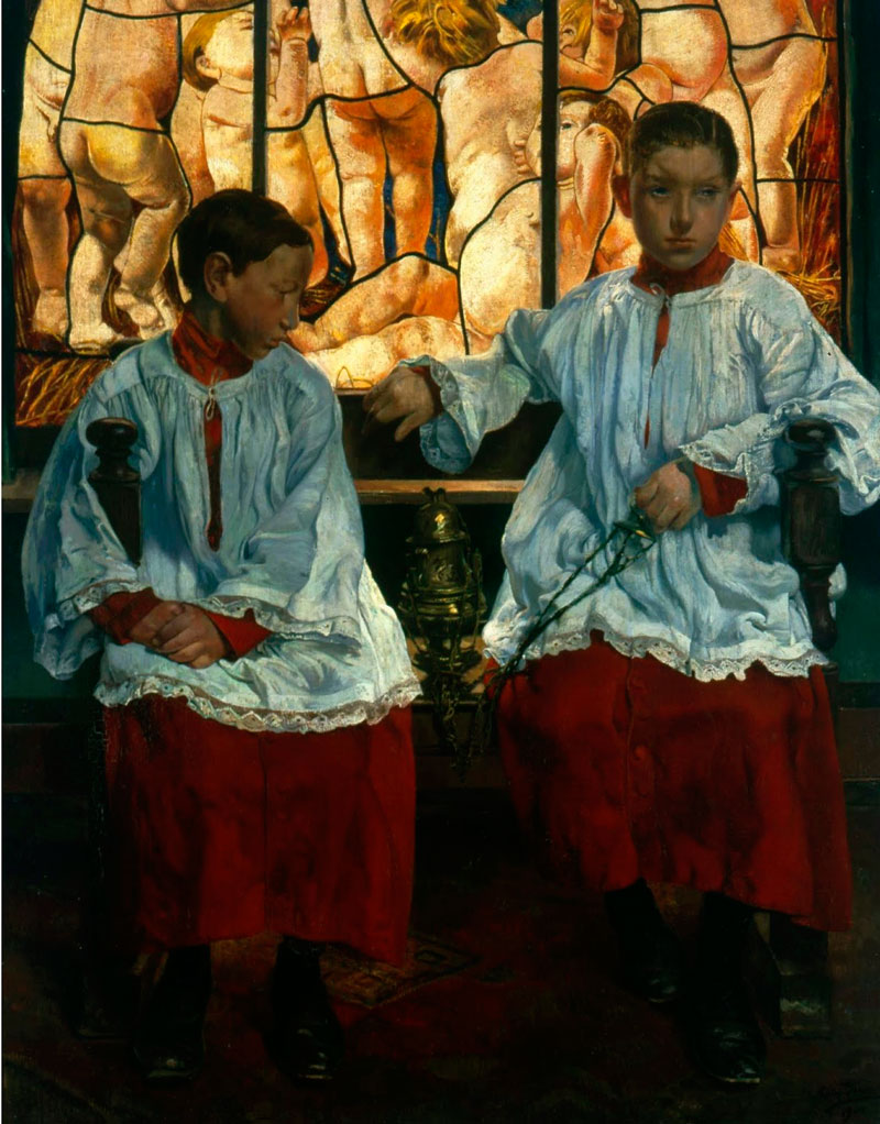 Dans la Sacristie (В ризнице), 1904